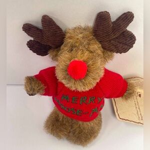 NWT Boyds Bears Reindeer Mini “Merry Moose-Mas” Reindeer